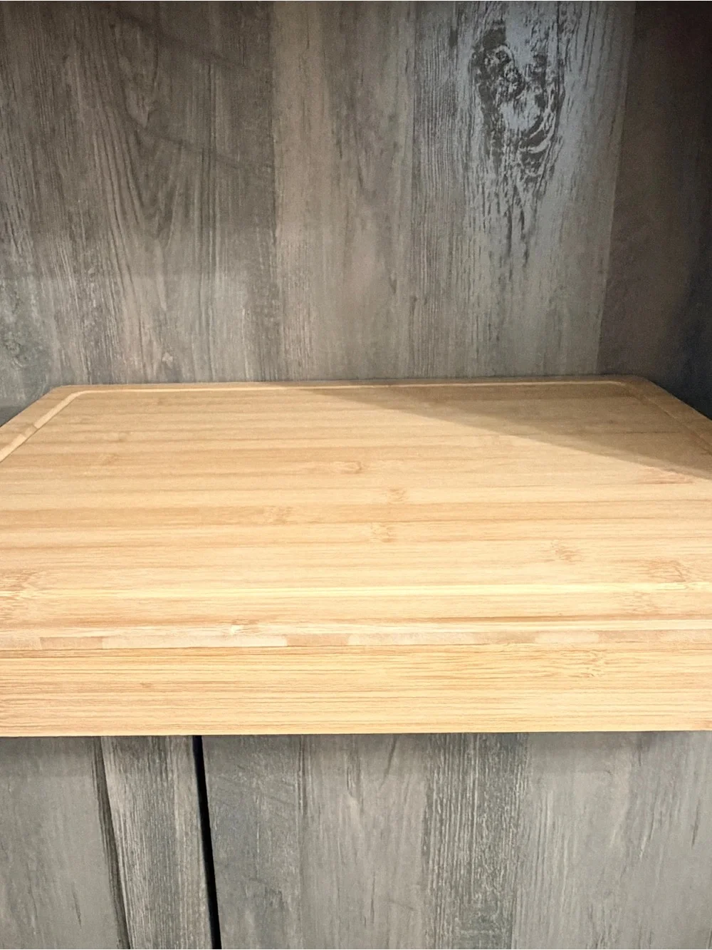 Bamboo Cutting Board with Juice Groove - Natural